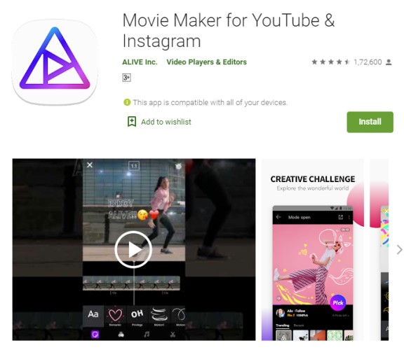ALIVE Movie Maker Best Video Banane Wala Apps