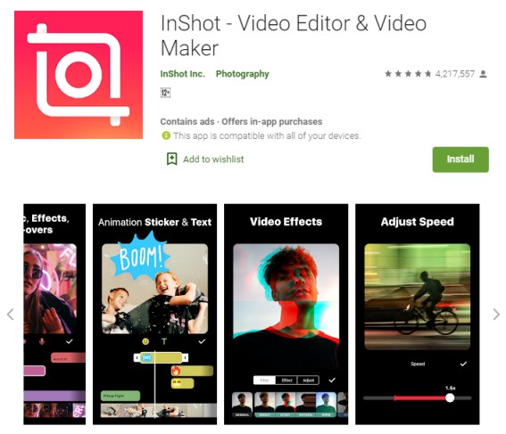 InShot Best Video Banane Wala Apps