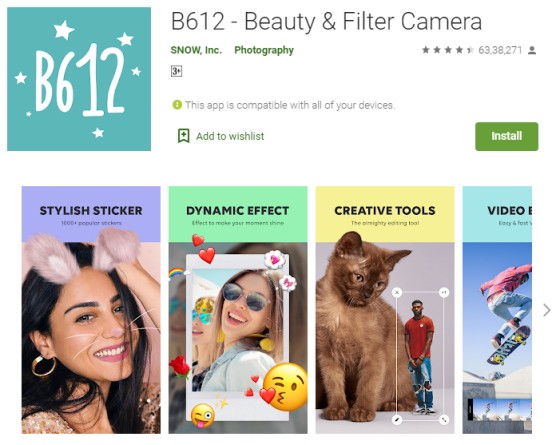 B612 - Best Photo Editing App