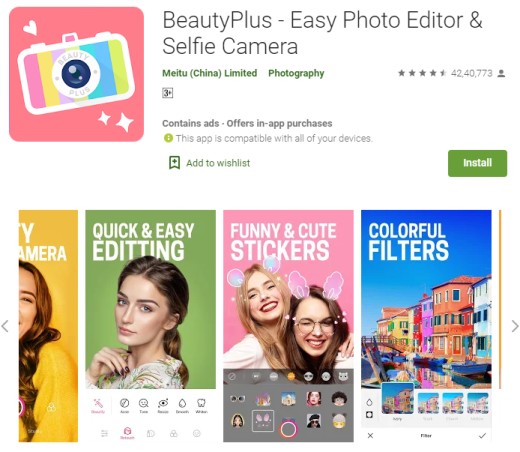 BeautyPlus - 2020 Best Photo Banane Wala Apps Download