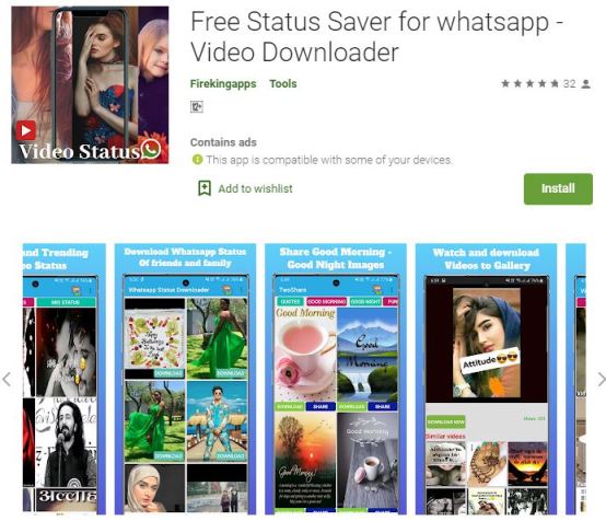 Free Status Saver for whatsapp - Video Downloader