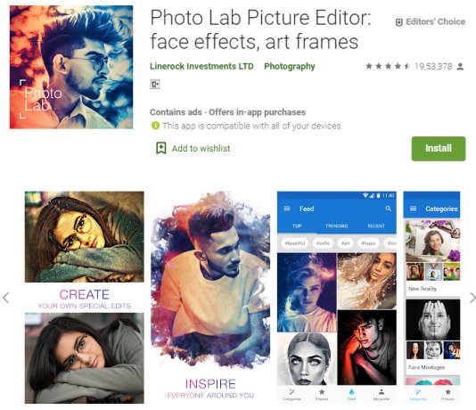 Photo Lab Picture Editor - 2020 Best Face or Funny Photo Banane Wala Apps