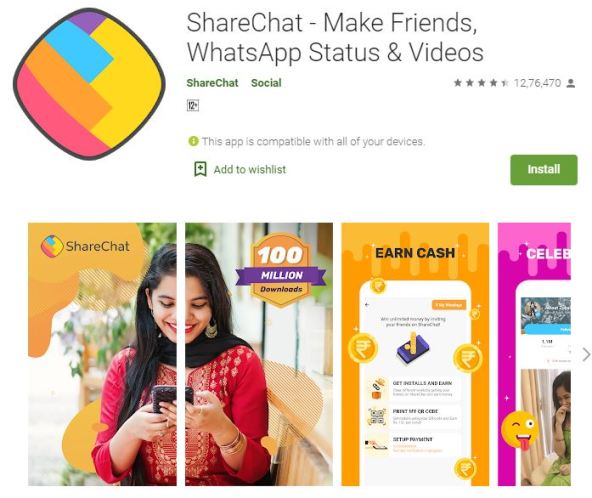 ShareChat - Download Status For Whatsapp