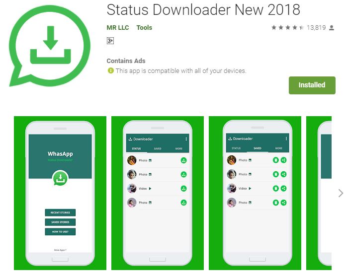 App Whatsapp Status Downloader