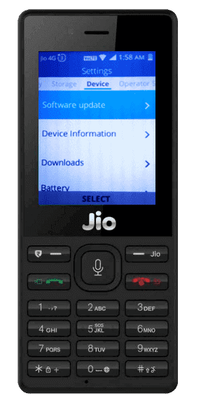 Jio Phone Software Update