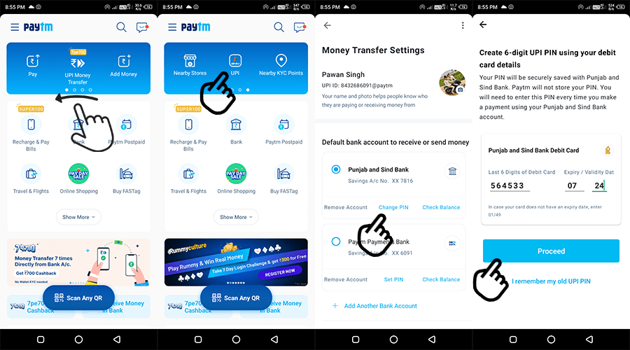 How To Reset Upi Pin In Paytm