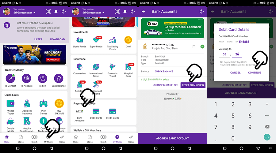 How To Reset Upi Pin In Phonepe